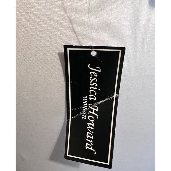 NWT Jessica Howard Open-Front Cardigan Shrug Bolero Women 1X Navy Blue XL - Picture 5 of 7